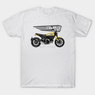 Ducati Scrambler Icon 19 yellow, sl T-Shirt